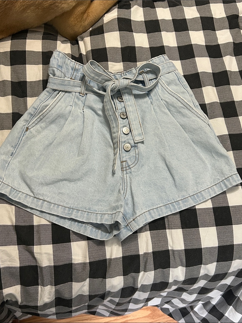 Abercrombie & Fitch Light Wash Jean Shorts